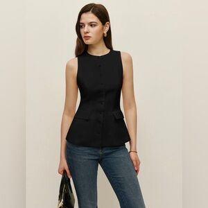 Commense Bow Back Sleeveless Top – S (Black, Sold Out, Going Out, NWT)